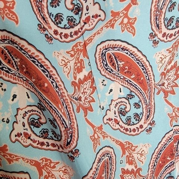 Oc Order Plus Nwt paisley faux wrap maxi dress large - Picture 5 of 7